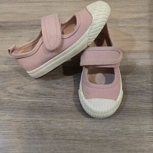 Cat & Jack Toddler Girl's Cecilia Sneakers Hook & Loop Pink - Size 7c